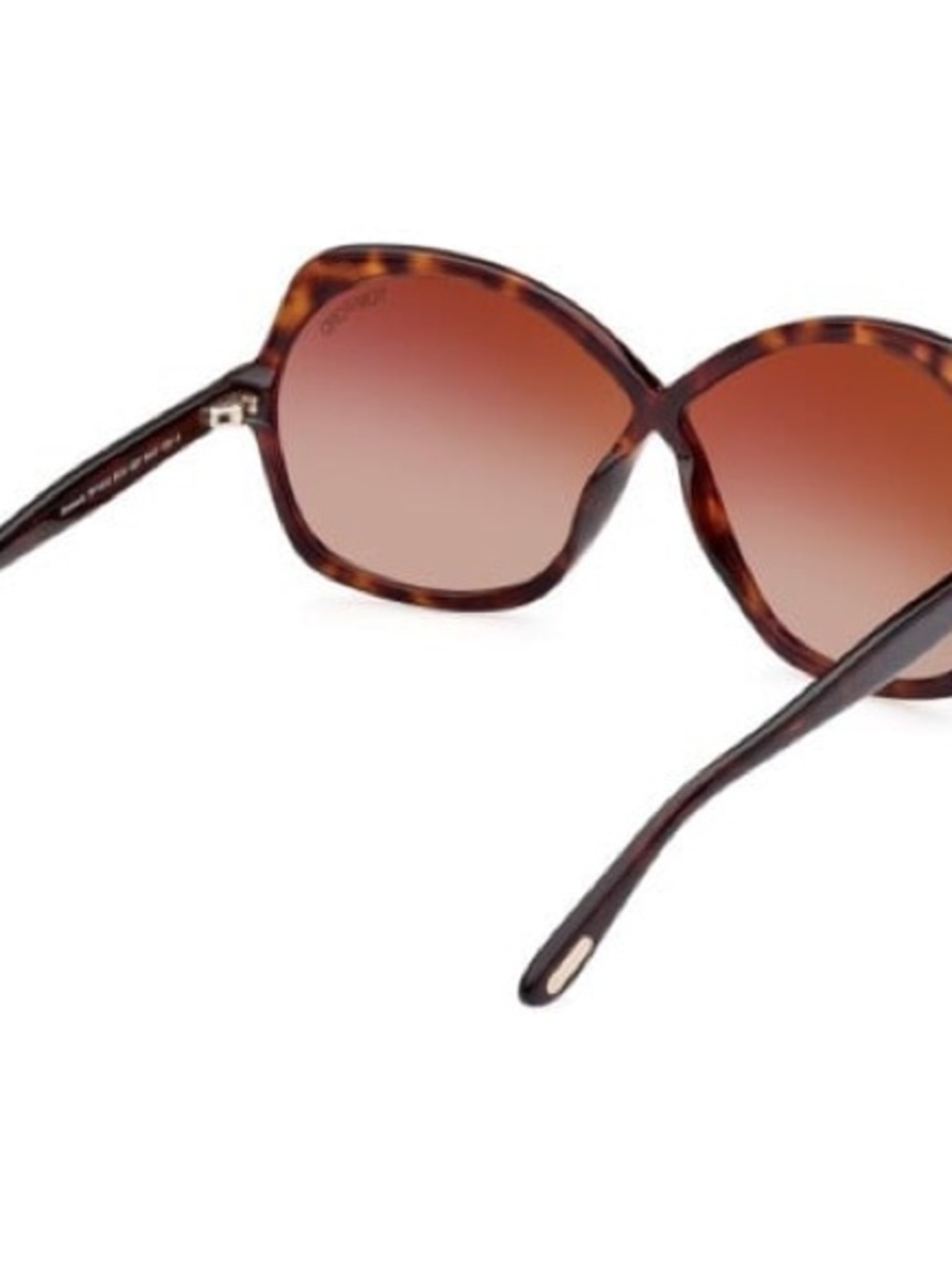 Tom Ford Tortoiseshell Frame with Brown Gradient Lenses Sunnies 70s vintage vibe - Picture 10 of 10
